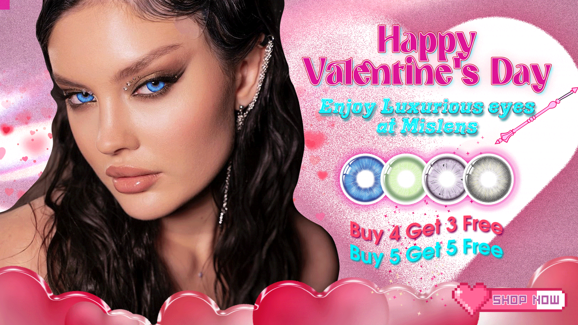 Mislens Contacts valentine's Sales, Better than rose with 50% OFF