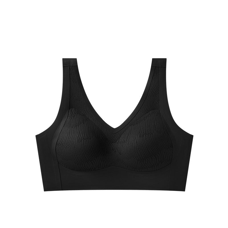 Women's Thin Fixed Cup Unbreasted Pull-Up Bra