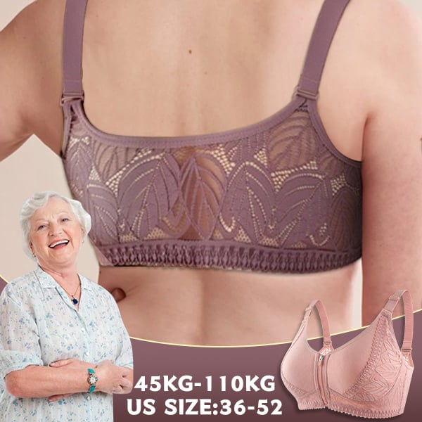 Finely Woven Lace Pattern Comfort Bra