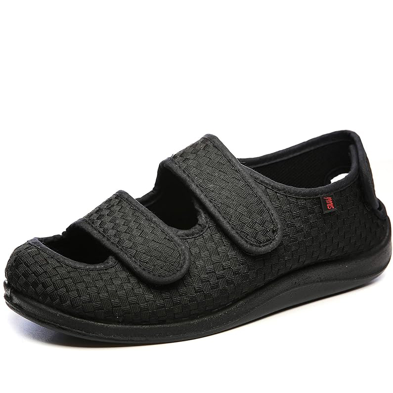Velcro Diabetic Sandals - Perfect For Swollen Feet, Extra Wide Toe Adjustable For Easy Closure