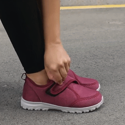 Wide Fit Adjustable Sneakers,Diabetic & Swollen Feet Relief Shoes