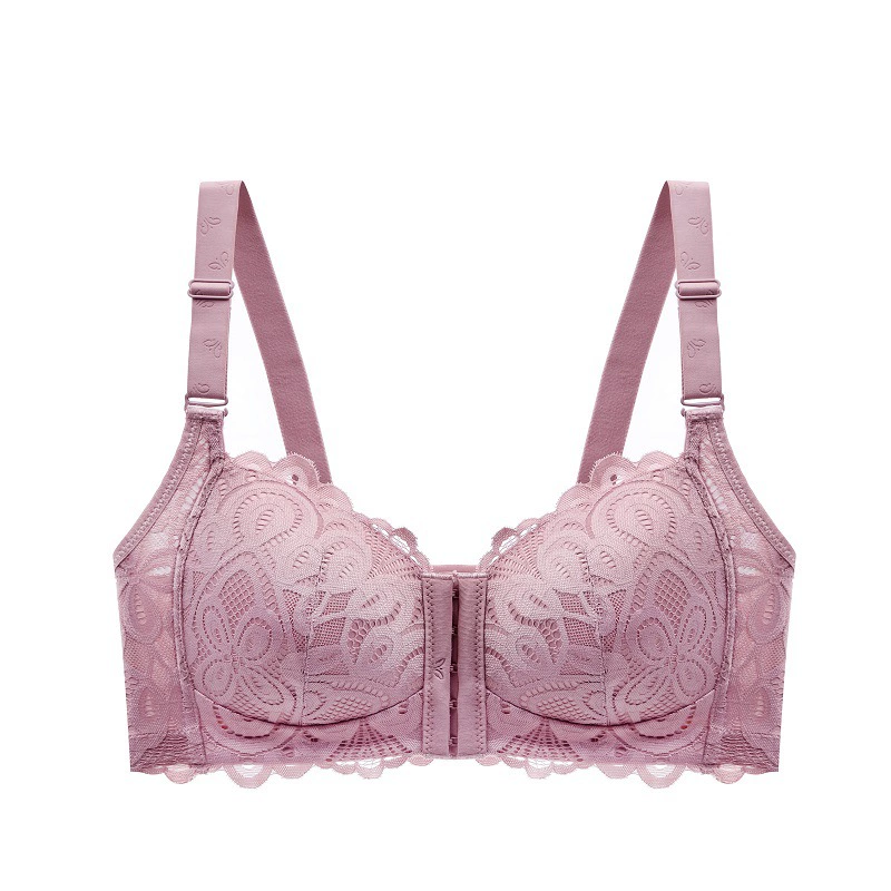 Thin Front Button-Down Anti-Sagging Push-Up Bra