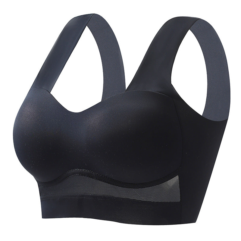 Ice Silk Seamless Push-Up Bra Without Steel Ring
