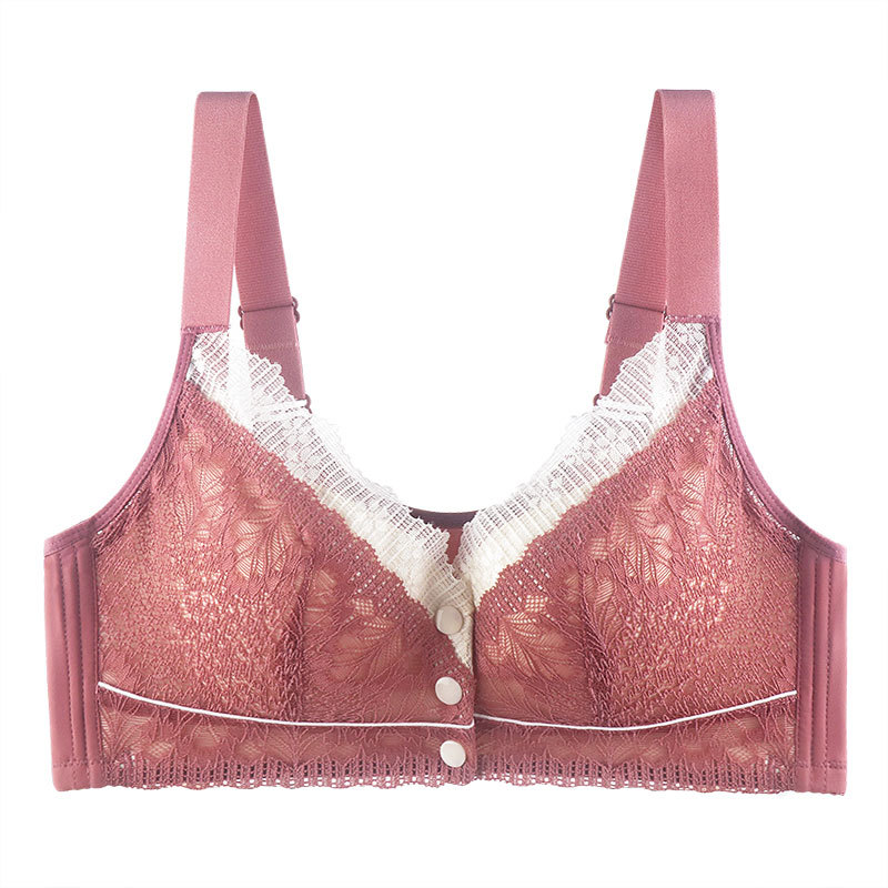Finely Woven Lace Pattern Comfort Bra