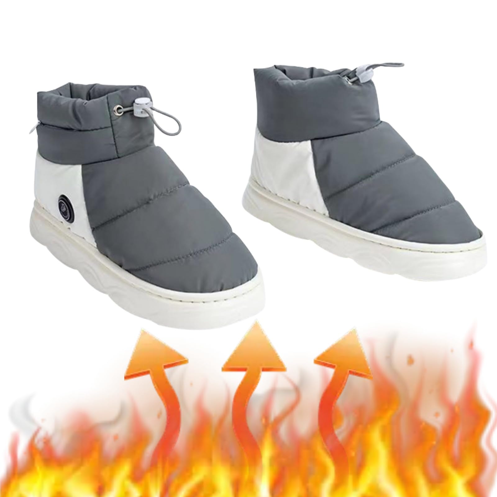 Heated Boots Slippers for Women Electric Heated House Shoes