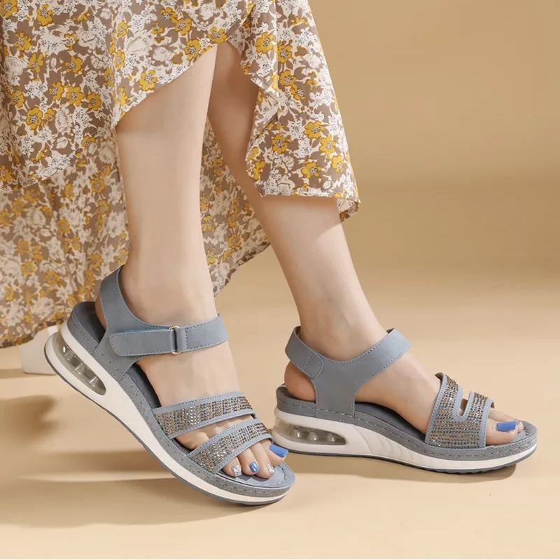 Comfortable Open Toe Wide width Sport Sandals For Women Orthopedic 202