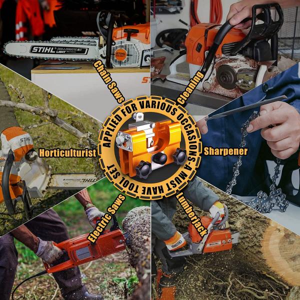 Chainsaw Chain Sharpening Jig