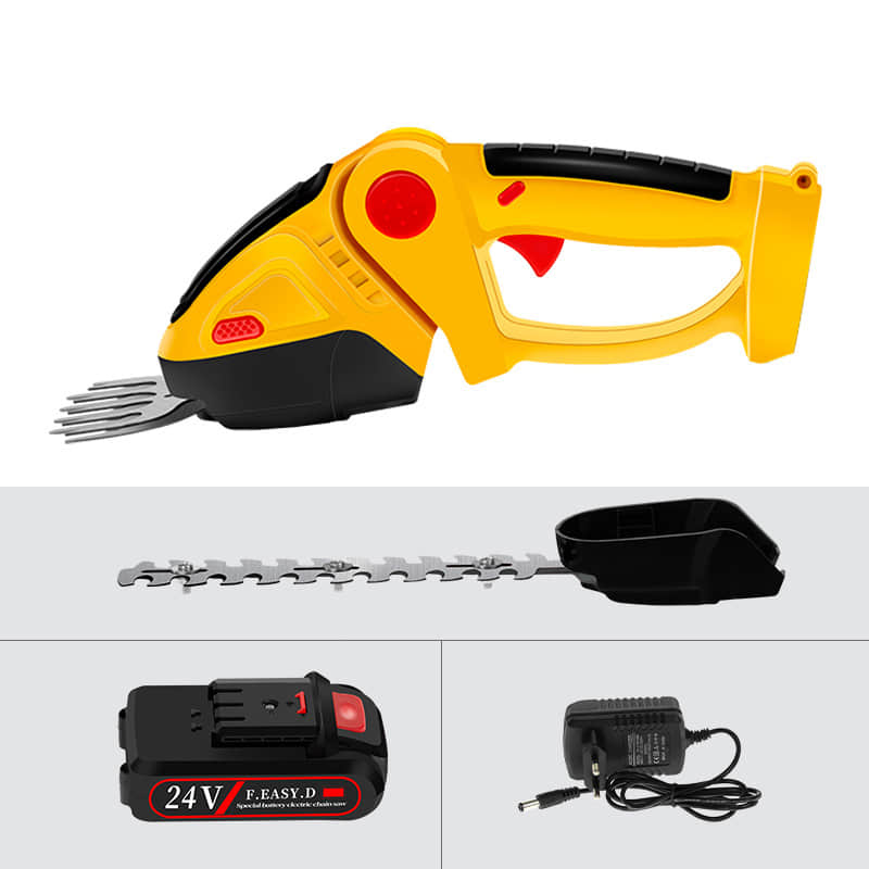 Cordless Grass Shear + Shrubber Handheld Trimmer