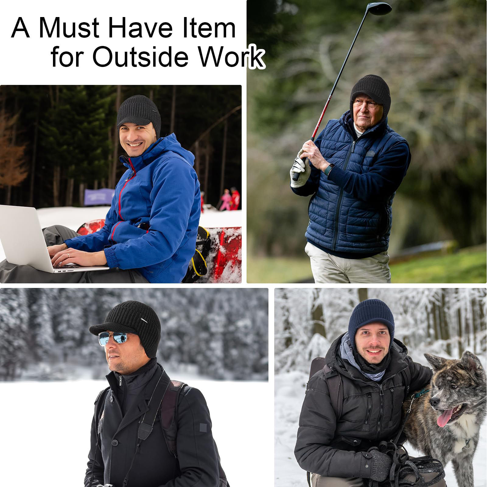 ☃️Elastic Warm Ear Protection Knitted Hat