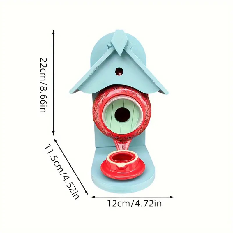 Teal Teapot Bird House