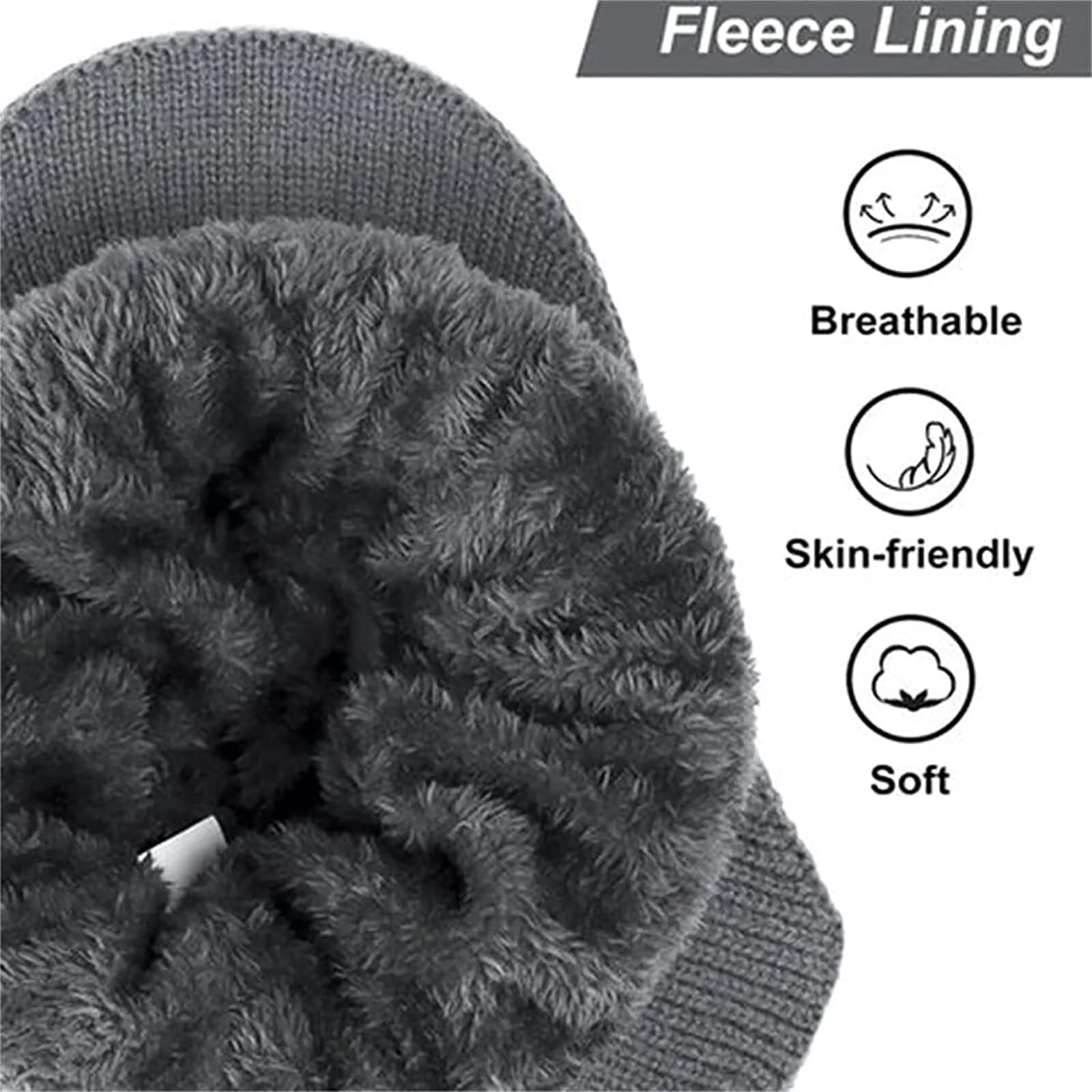☃️Elastic Warm Ear Protection Knitted Hat