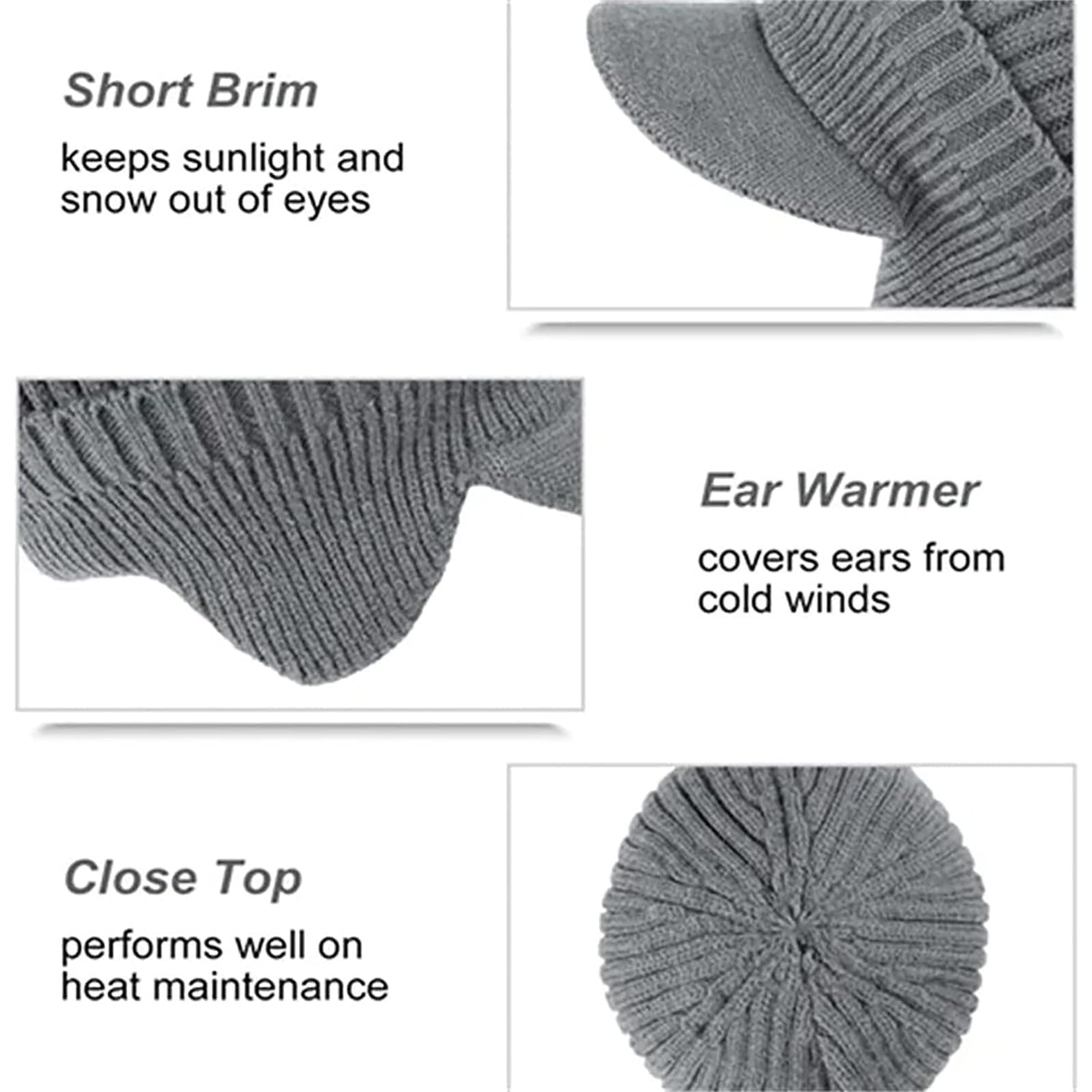 ☃️Elastic Warm Ear Protection Knitted Hat