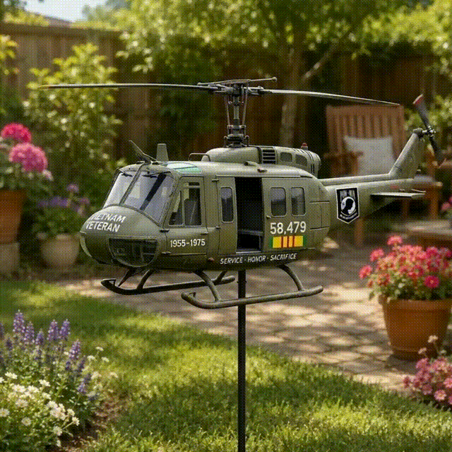 🏆Last Day Promo: 49% OFF 🎖️-Vietnam Veteran UH-1 Helicopter Wind Spinner