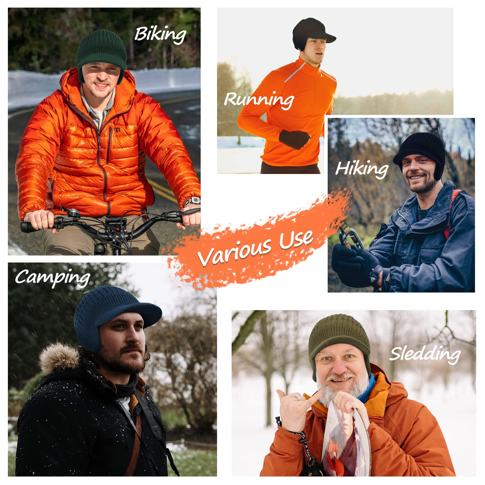 ☃️Elastic Warm Ear Protection Knitted Hat