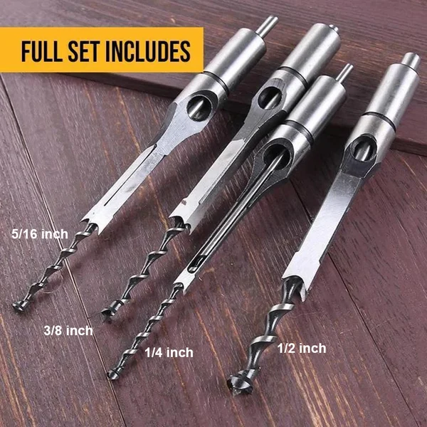 🔥BIG SALE - Hollow Chisel Mortise Drill Tool