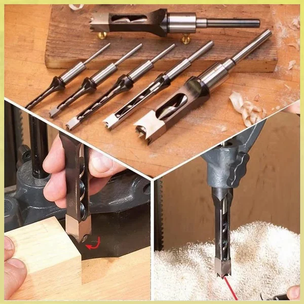 🔥BIG SALE - Hollow Chisel Mortise Drill Tool