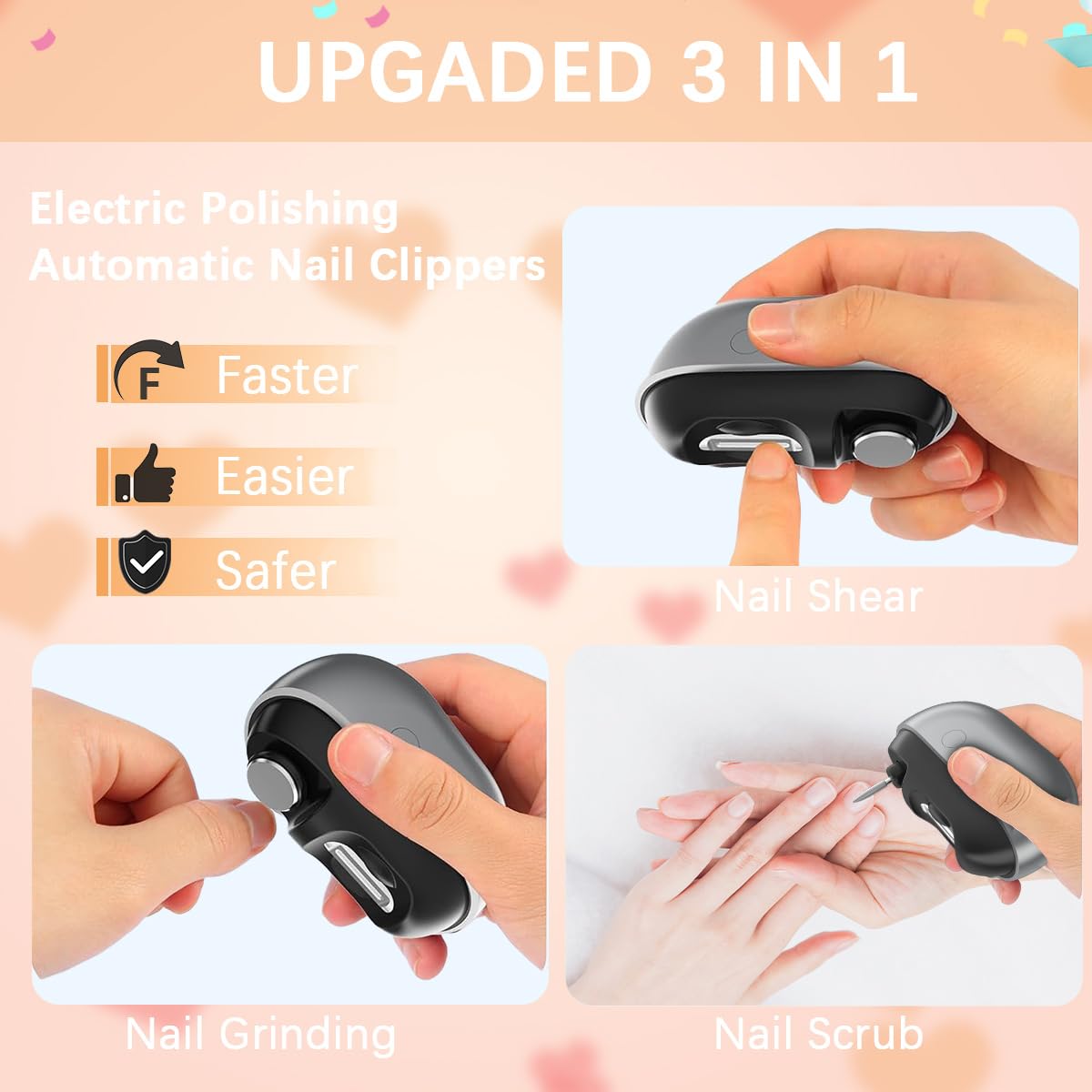 Electric Nail Clippers Designed For Thick and Hard Nails