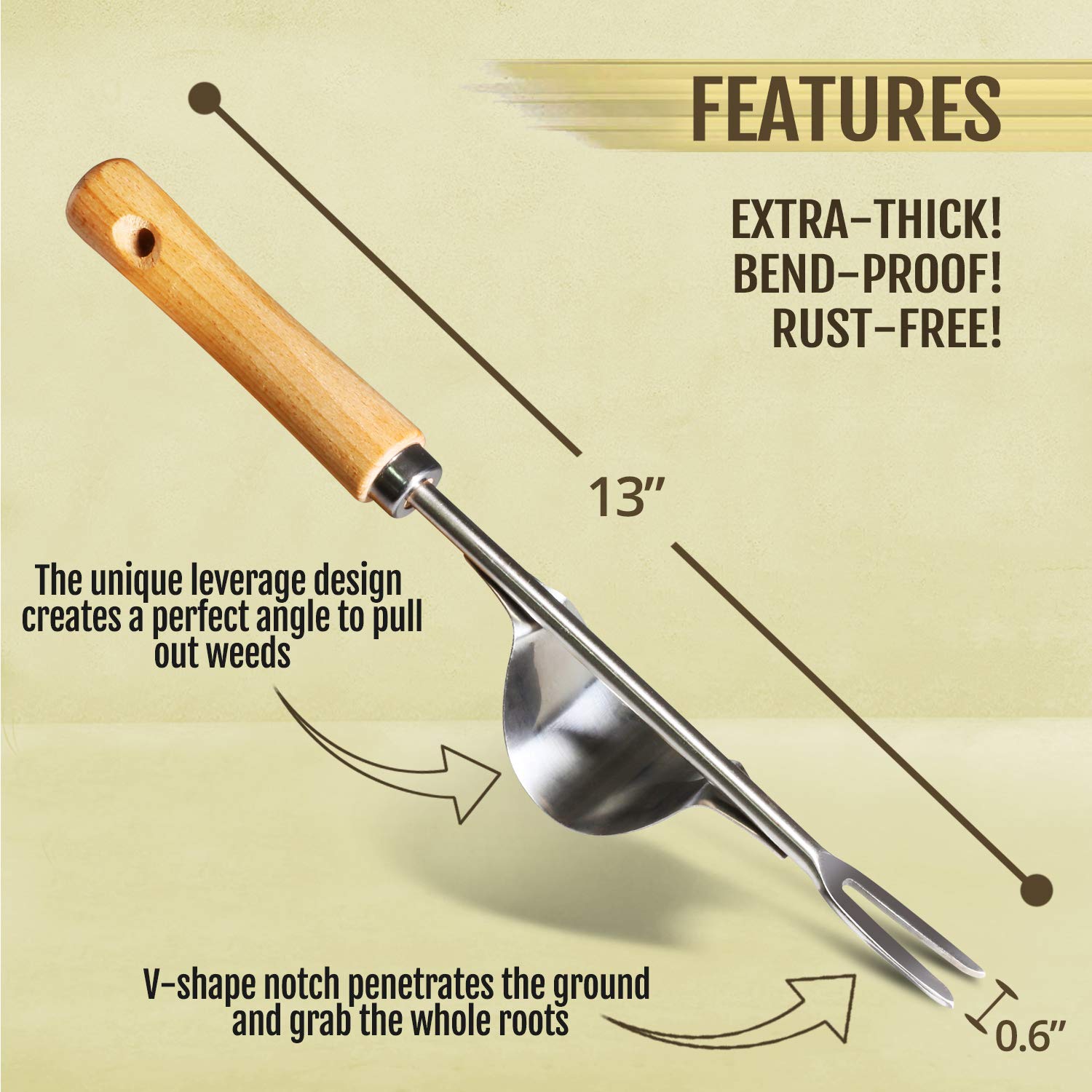 Stainless Steel Weed Remover
