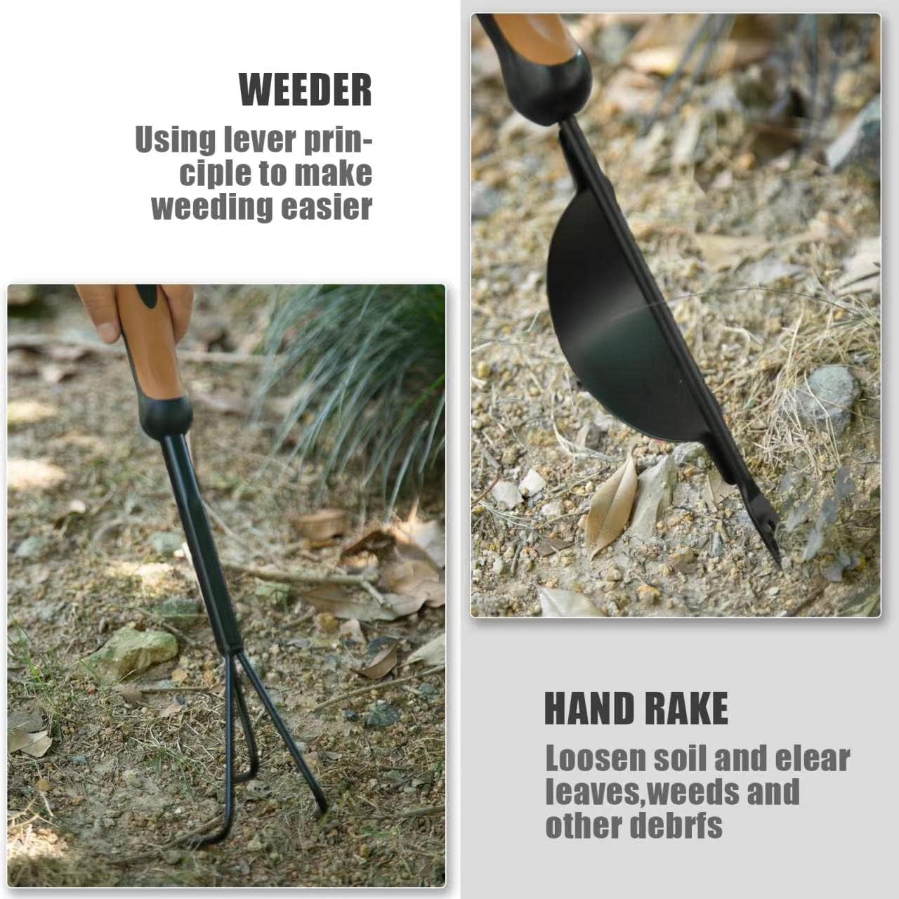 9 Pcs Stainless Steel Gardening Tools
