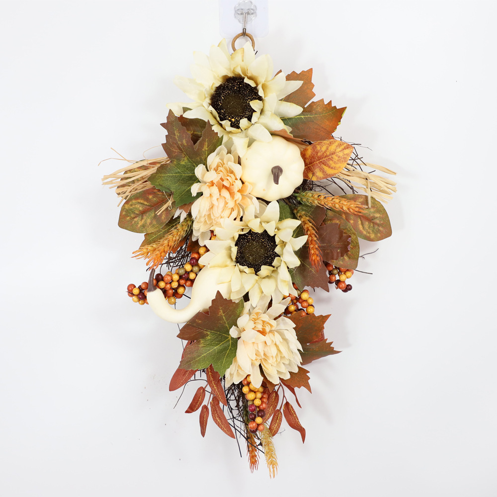20inch Thanksgiving Fall Wreath Autumn Decor