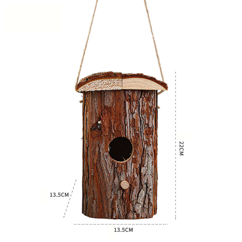 Wooden Hummingbird House