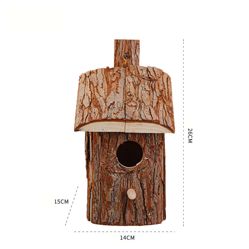 Wooden Hummingbird House