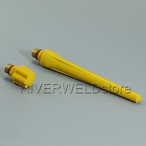 RIVERWELD TIG KIT Alumina Nozzle Collet Bodies Back Cap Fit TIG Welding Torch QQ150A 14pcs