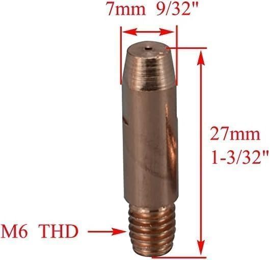 RIVERWELD 24KD MIG Contact Tips M6 .040" 1.0mm 140.0242 20pcs