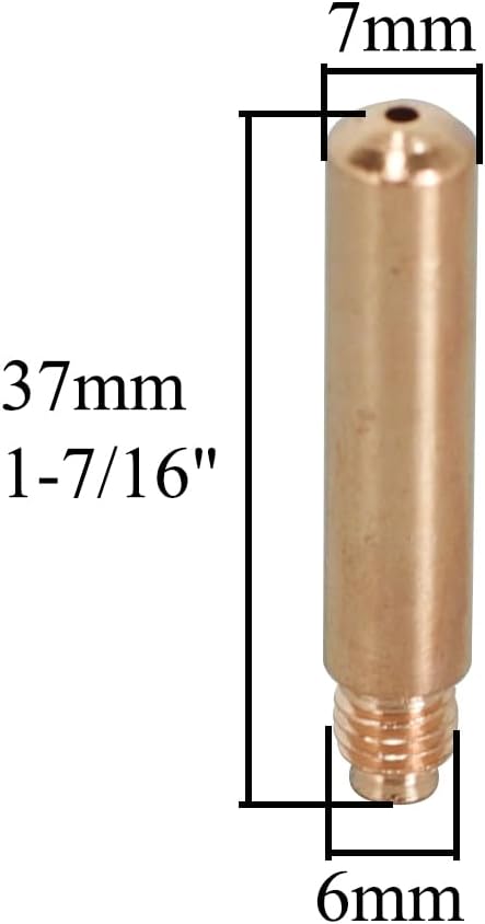 RIVERWELD MIG Welding Torch Gun Heavy Duty Contact Tips 14H-116 1/16"