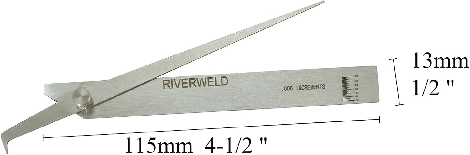 RIVERWELD Pit Gauge V-WAC Weld Measure Inspection