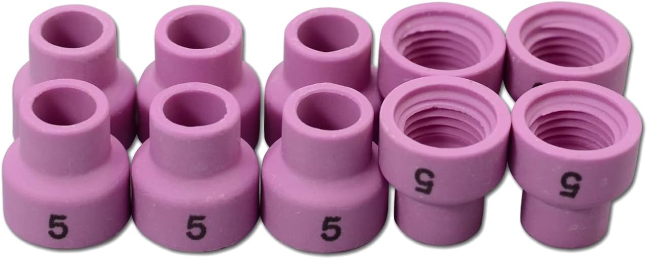 RIVERWELD TIG Torch Alumina Nozzles Ceramic Cups 53N series Assorted 40pcs