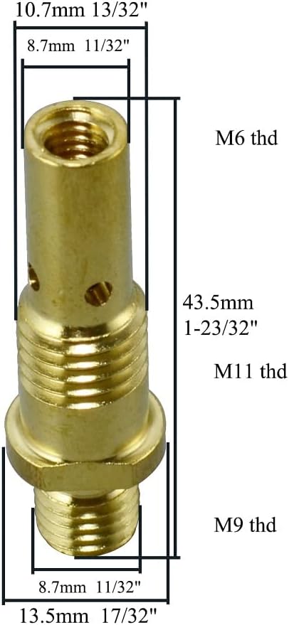 RIVERWELD MIG Welding Torch Gun Gas Diffuser 35-50 5pcs