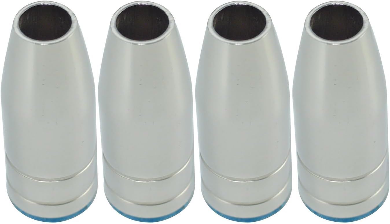 RIVERWELD 25AK MIG Tapered Gas Nozzles 145.0124 Made of Brass 4pcs