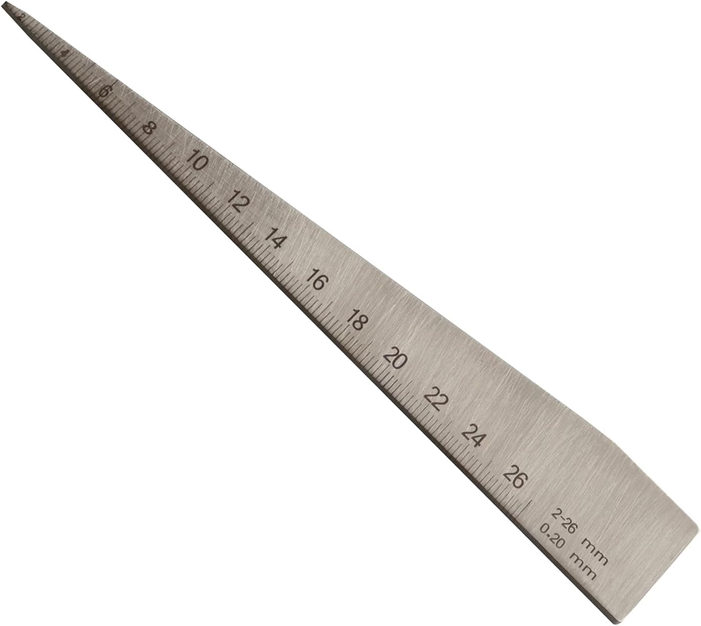RIVERWELD Metric 2-26mm Taper Welding Gauge Inspection Measurement Tool