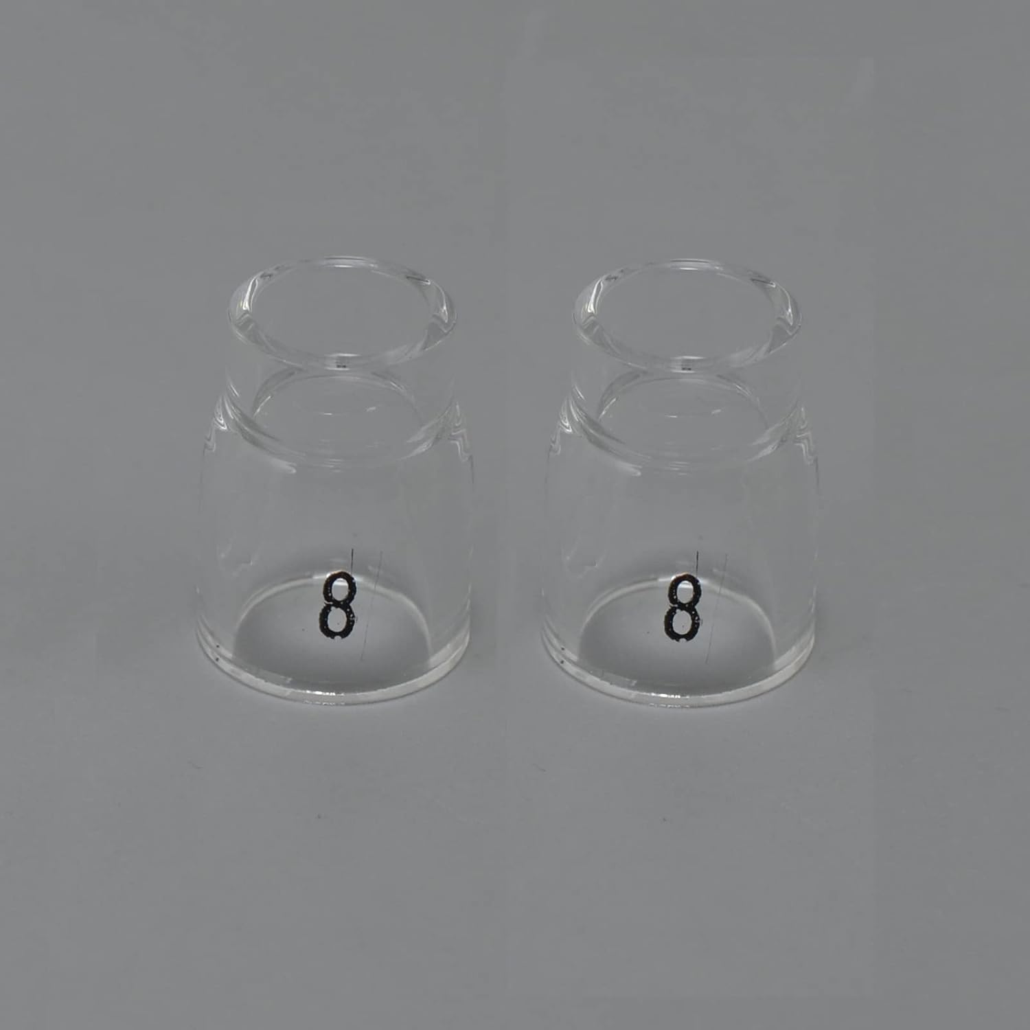 RIVERWELD TIG Quartz Nozzle Clear Glass Cups 13N12 8# 1/2" 12.5mm 4pcs
