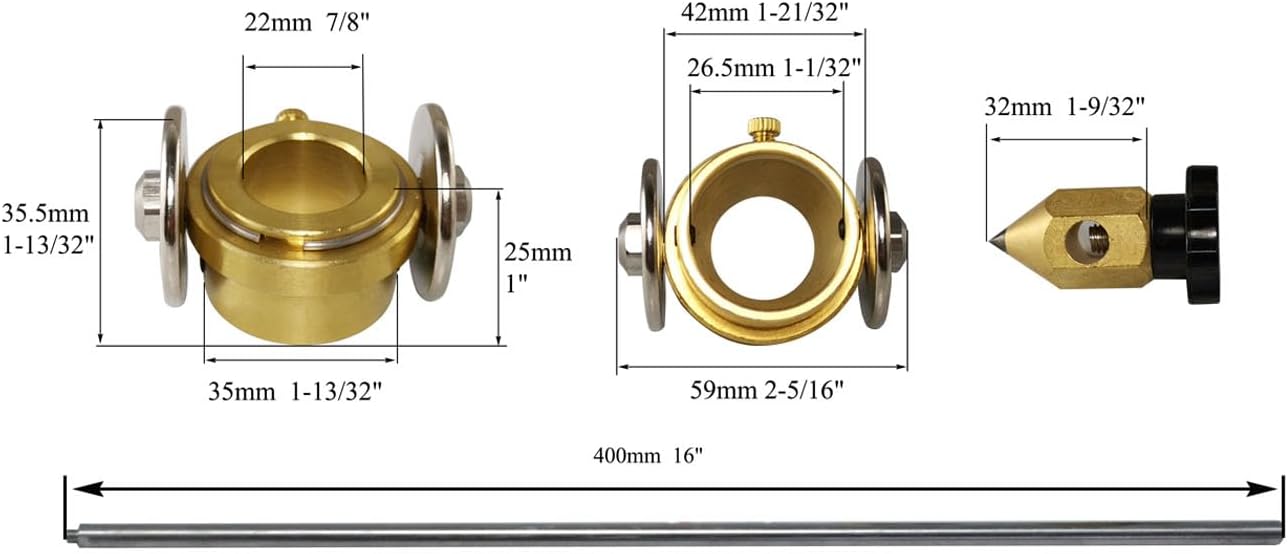 RIVERWELD SG-55 Plasma Cutter Torch Circinus Roller Guide Wheel Compass