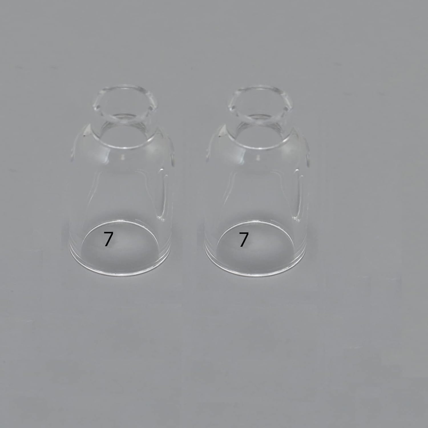 RIVERWELD TIG Glass Cups Clear Quartz Nozzle 53N61 7# 7/16" 11.00mm 4pcs