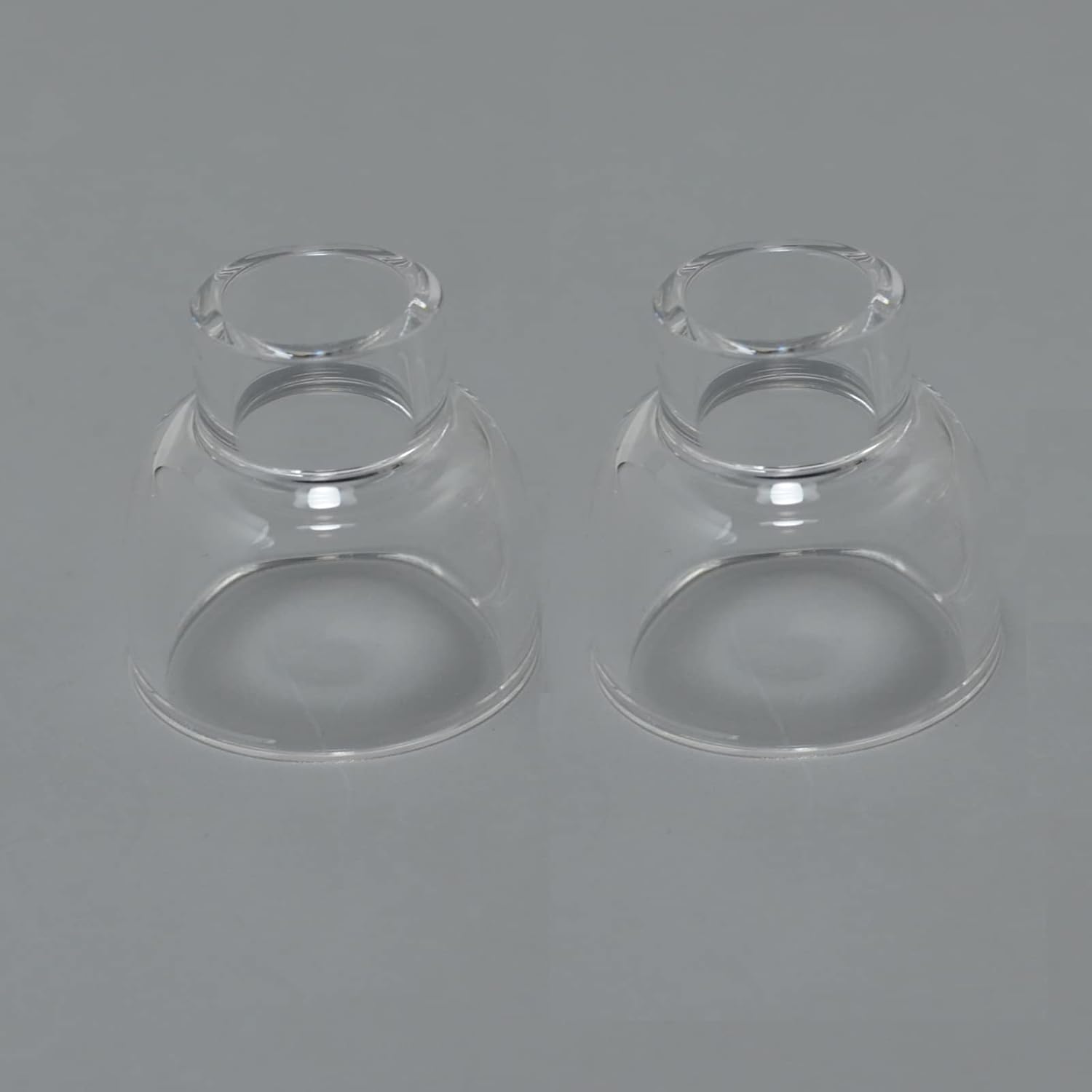 RIVERWELD Glass Cups Clear Quartz Nozzle 53NQCNLD 14.3mm 9/16" 2pcs