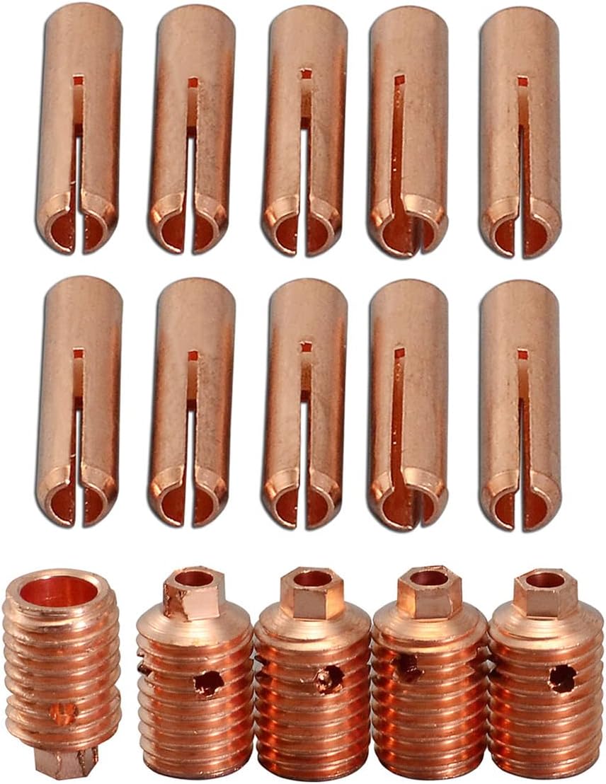 RIVERWELD TIG Torch Collet Bodies 24CB332 24C332 3/32" & 2.4mm kit 15pcs