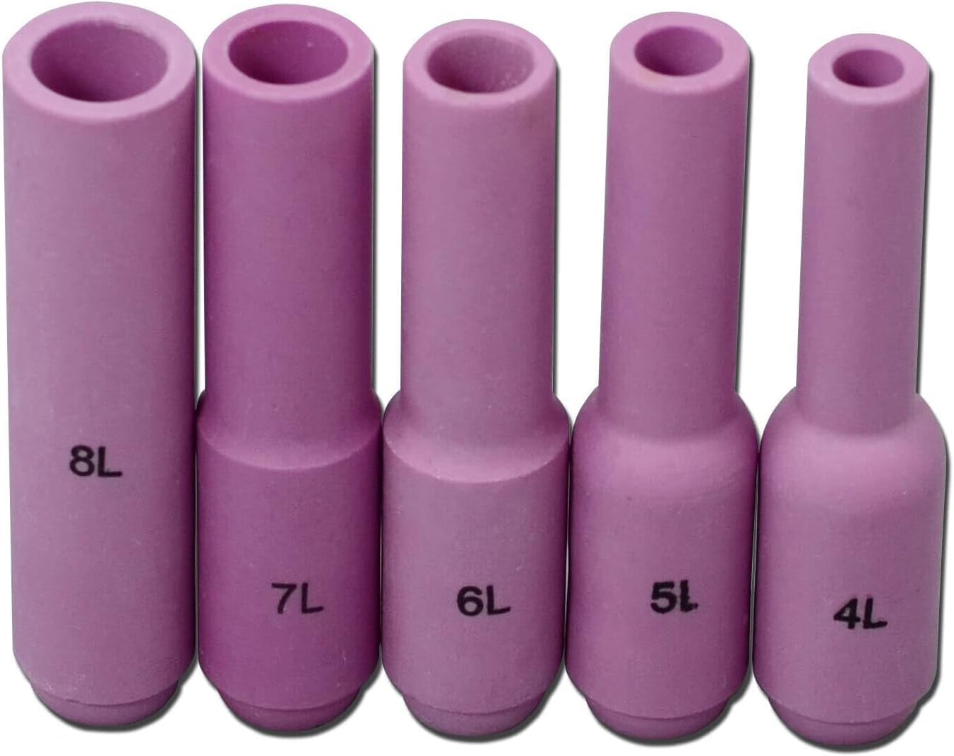 RIVERWELD TIG Ceramic Cup Long Size 10N series 4L#, 5L#,6L#, 7L#, 8L# 10pcs