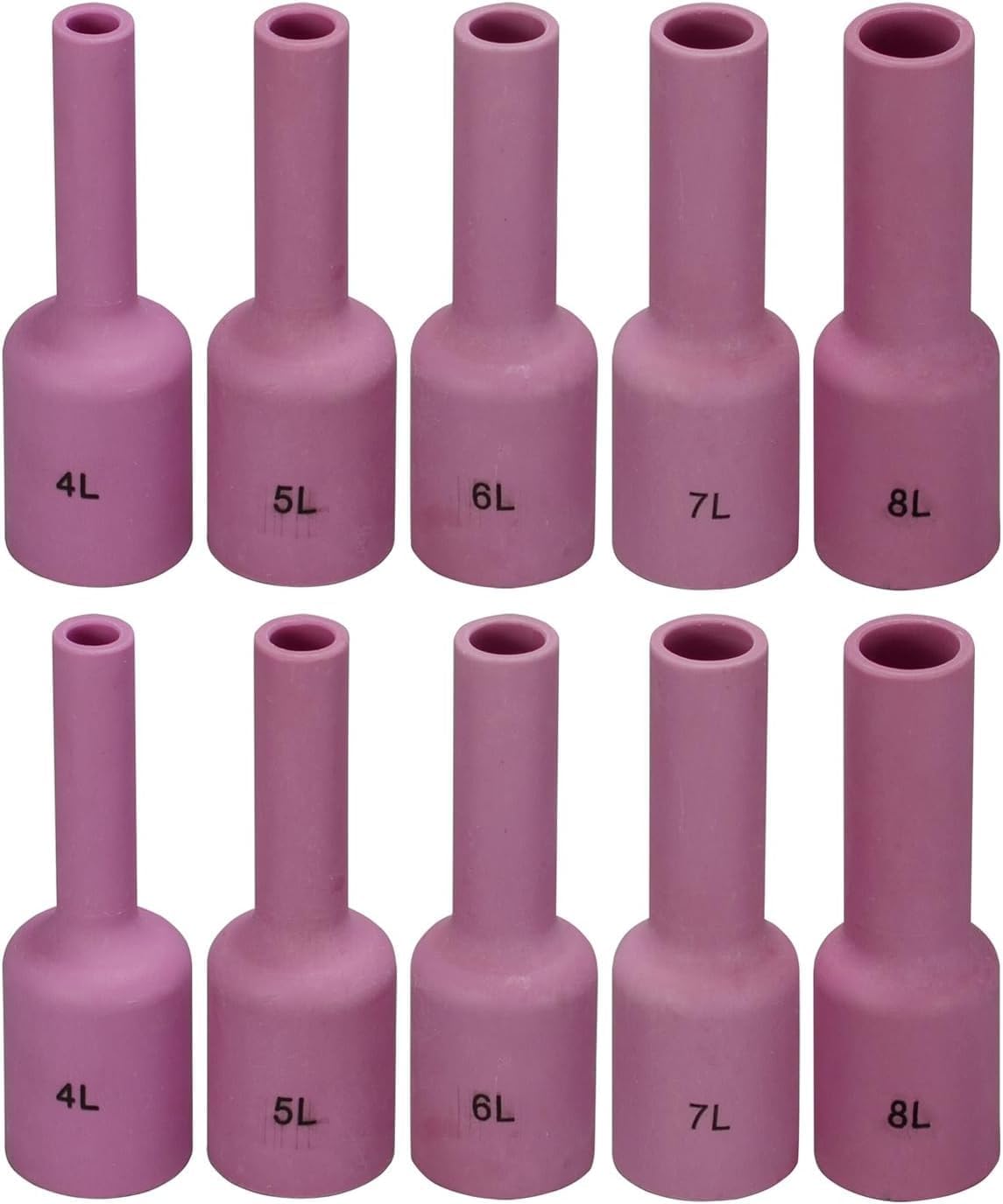 RIVERWELD TIG Gas Lens Ceramic Cup 54N series 4L#, 5L#, 6L#, 7L#, 8L# 10pcs