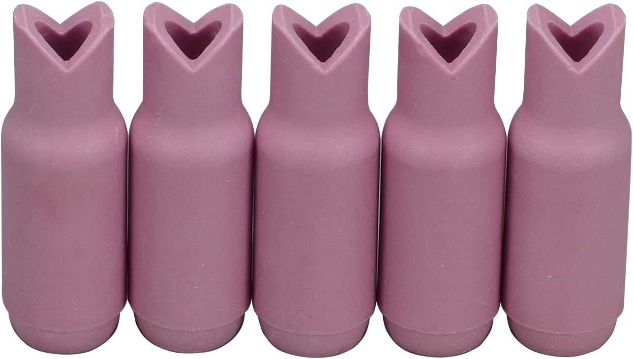 RIVERWELD TIG Alumina Nozzles Ceramic Cups Outside 90º 10N50 4# 10pcs