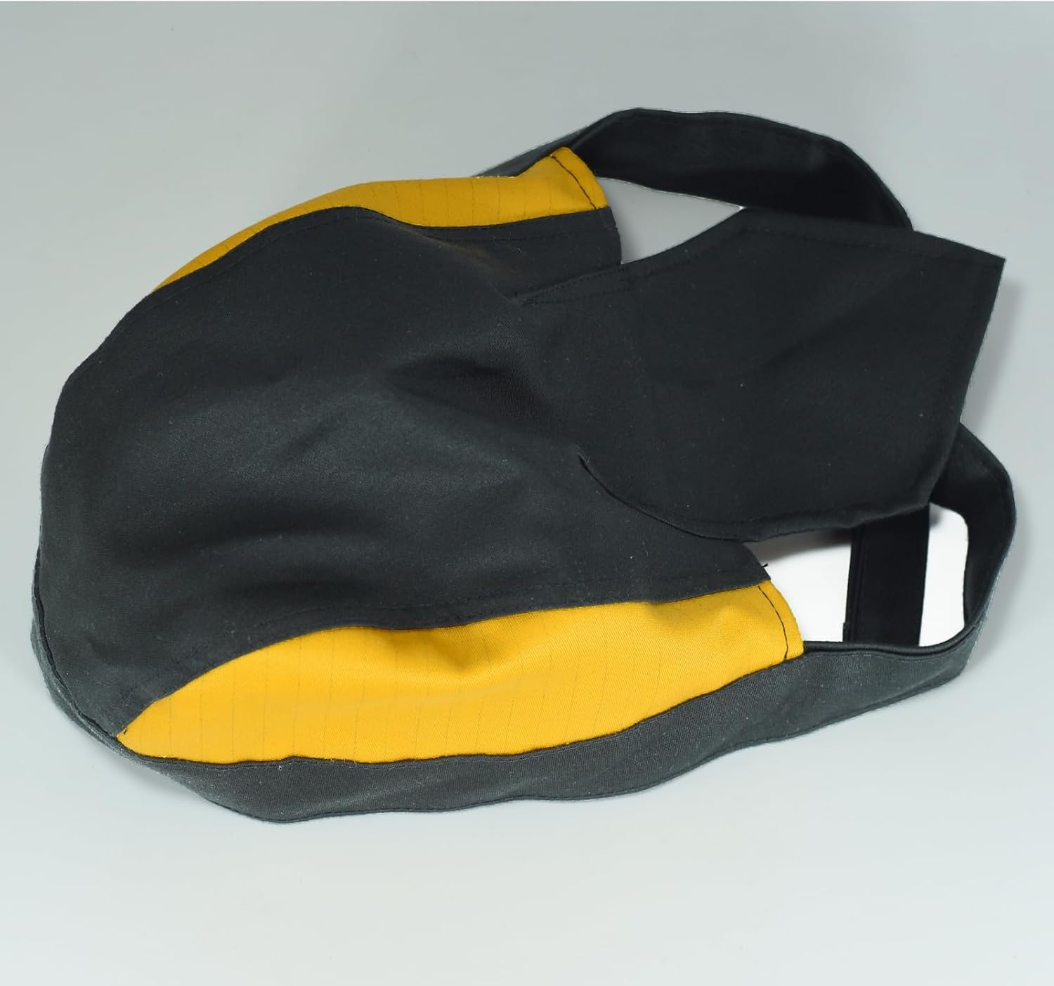 RIVERWELD Welding Cap Flame Retardant Fabric Pirate hat Black Yellow Color
