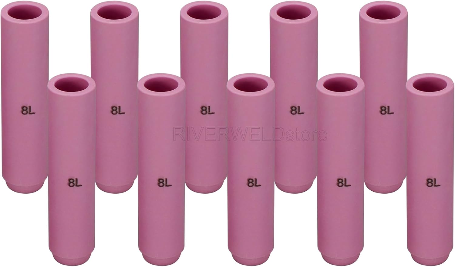 RIVERWELD TIG Alumina Nozzles Ceramic Cups 10N46L #8L 1/2" 12.5mm 10pcs