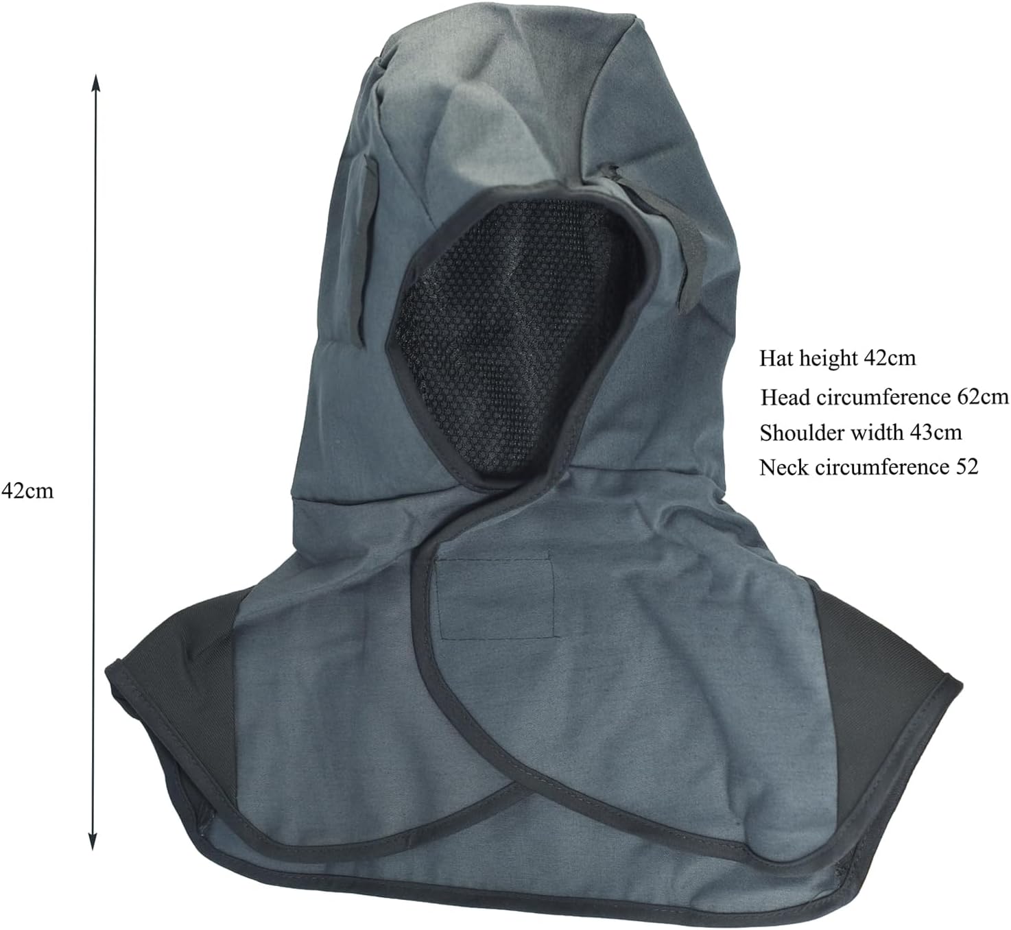 RIVERWELD Welding Hood Flame Retardant Fabric Grey Color