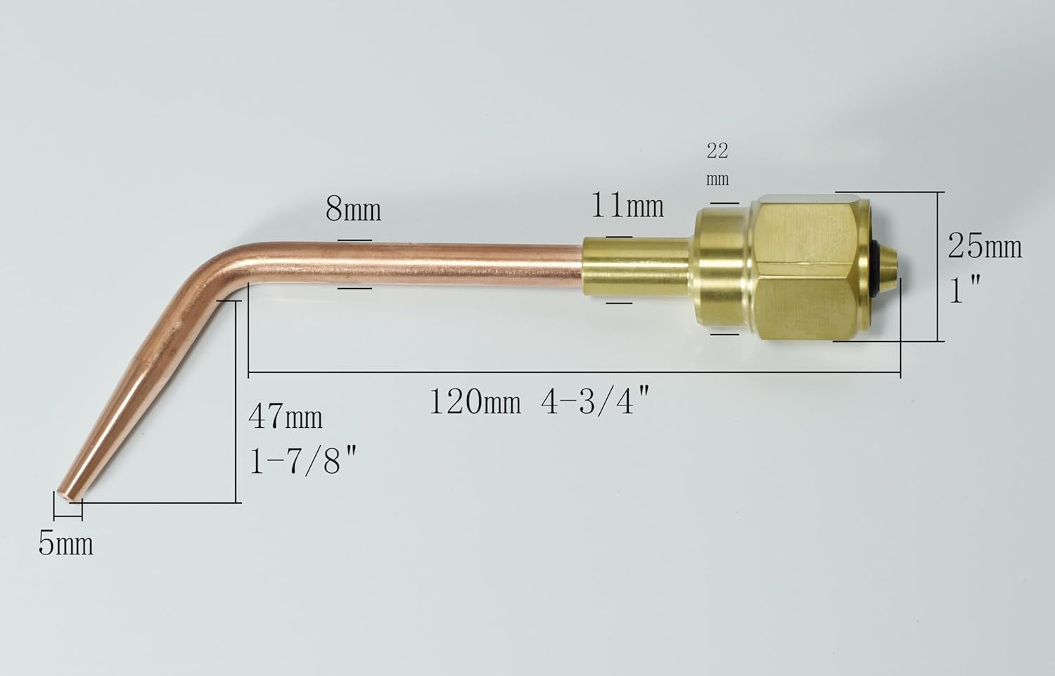 RIVERWELD Acetylene Heavy Duty Welding Brazing Nozzle VH-W-1 Size 1