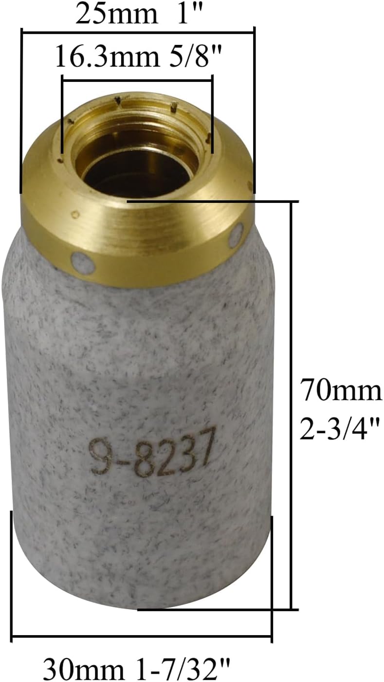 RIVERWELD SL60 SL100 A120 Shield Cup Body MaximumLife 9-8237 2pcs