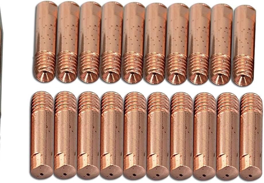 RIVERWELD 15AK MIG Contact Tips 0.030" & 0.8mm 140.0059 M6x25mm 20pcs