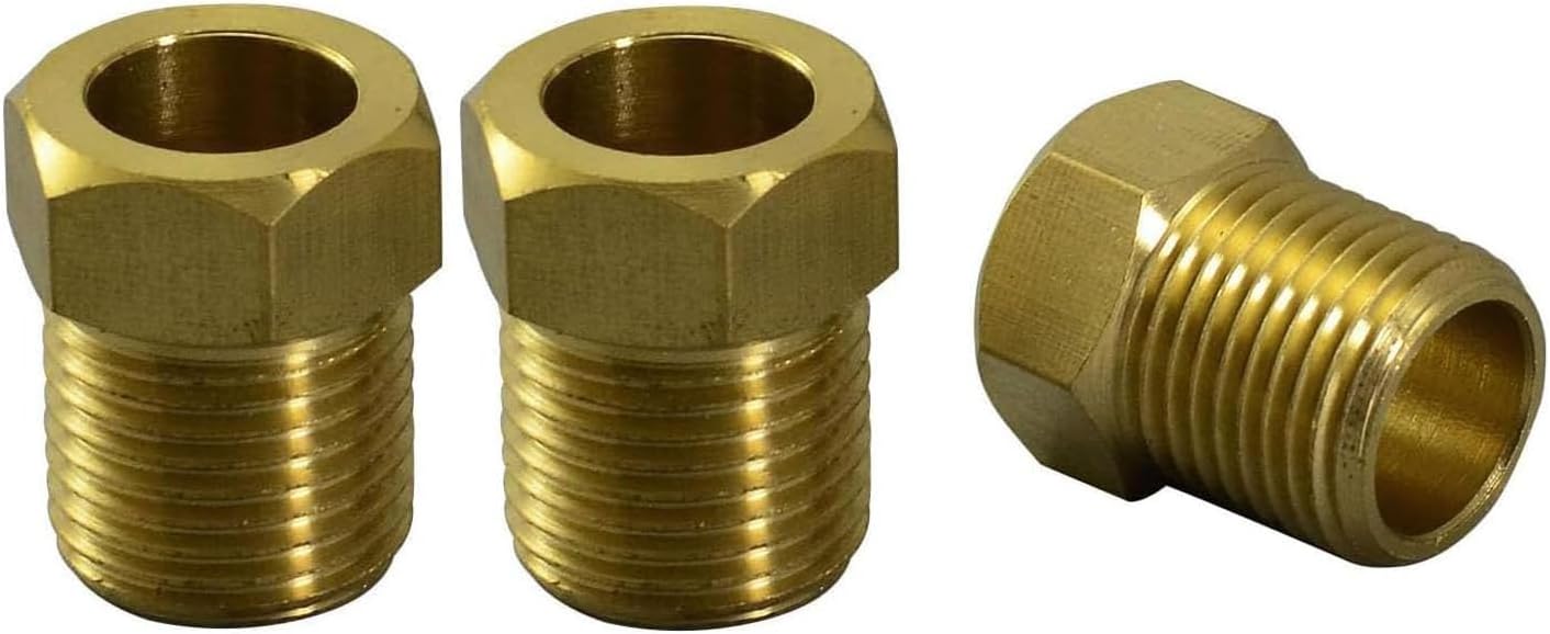 RIVERWELD TIG Welding Torch Connector Adapter 136Z08 5/8-18 Gas Nut 3pcs