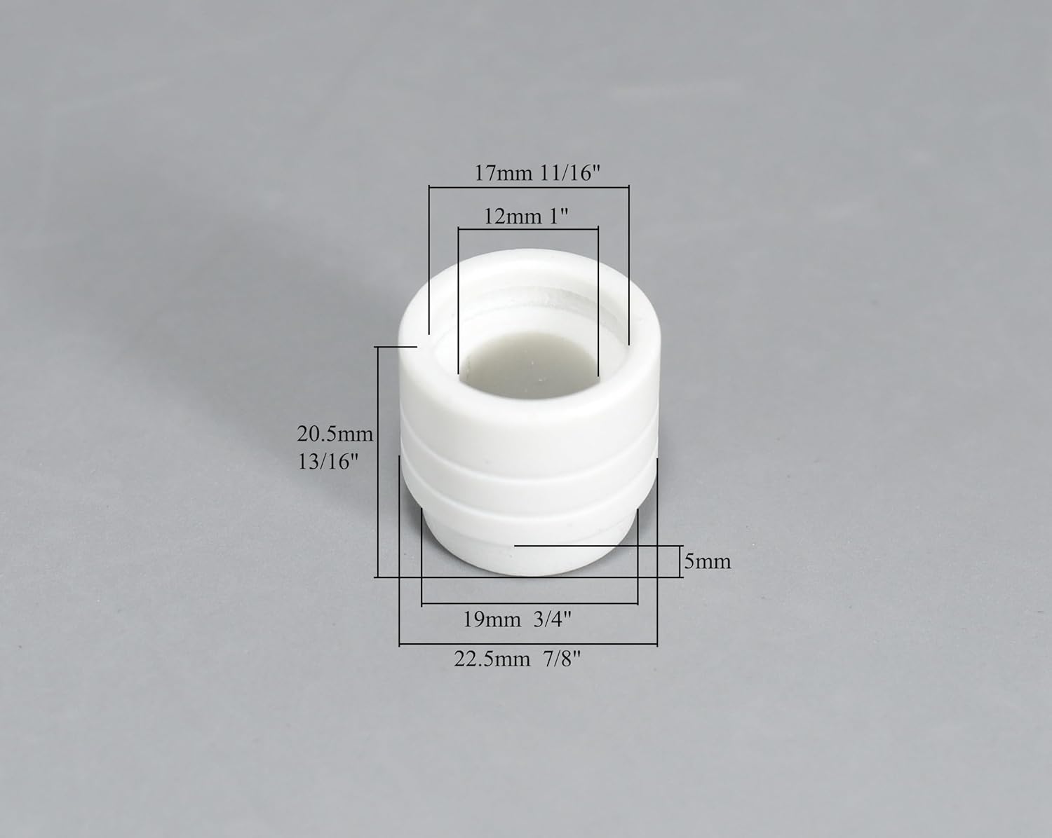 RIVERWELD TIG Insulator Cup Gasket 18CG01 2in1 Substitute 18CG and 54N01 Fit PTA DB SR WP 17 18 26 TIG Welding Torch 10pk